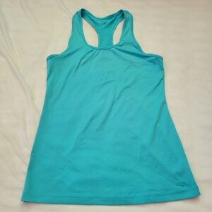 Women's Blue Racerback Tank Top